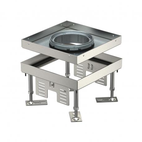 Регулируемая кассетная рамка RKFN с отверстием для тубуса из
нержавеющей стали 110 | 155 | 25 | 110 | 4