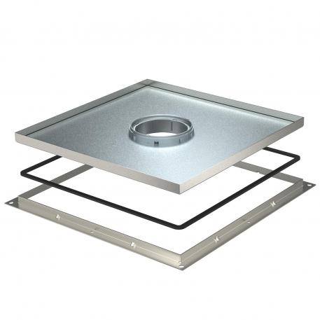 Кассетная рамка RKF с отверстием для тубуса, номинальный размер 350-3, из нержавеющей стали 30 | 28