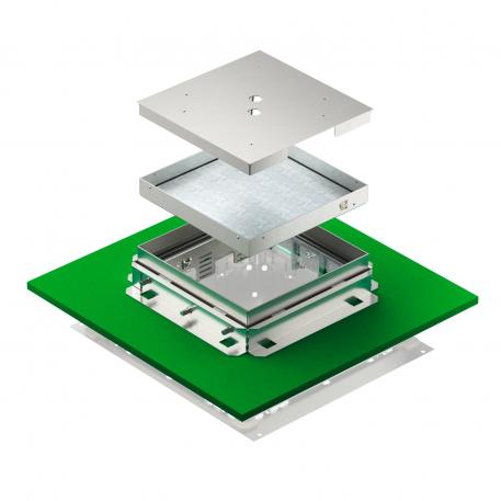 Ревизионная кассетная рамка RKNUZD3 из нержавеющей стали 136 |  | 25 | 81 | Без кабельного вывода | 9