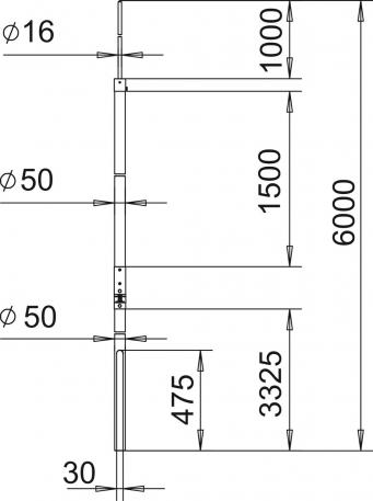 Insulated air-termination rod for inner-routed isCon® conductor 6000 ...